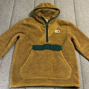 North Face 1/4 zip fleece hoodie